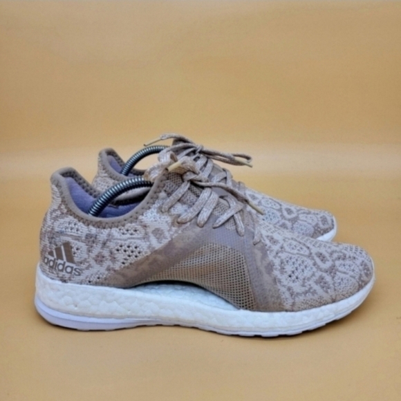 adidas Pureboost X Element Ash Pearl Women's Running Shoes Size 6 - Picture 3 of 8